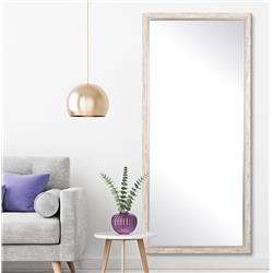 Silver And Cream Aspen Floor Mirror 30 X 64 In. Bm072ts