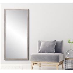 Farmhouse Gray And White Floor Mirror 29.5 X 68.5 In. Bm074t