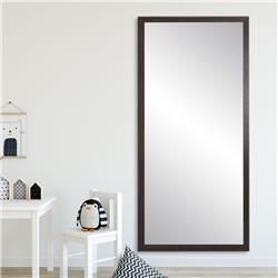 Textured Expresso Farmhouse Floor Mirror 29.5 X 63.5 In. Bm076ts