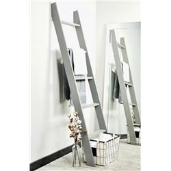 Weathered Gray 72 In. Decorative Blanket Ladder 20 X 72 In. 204l