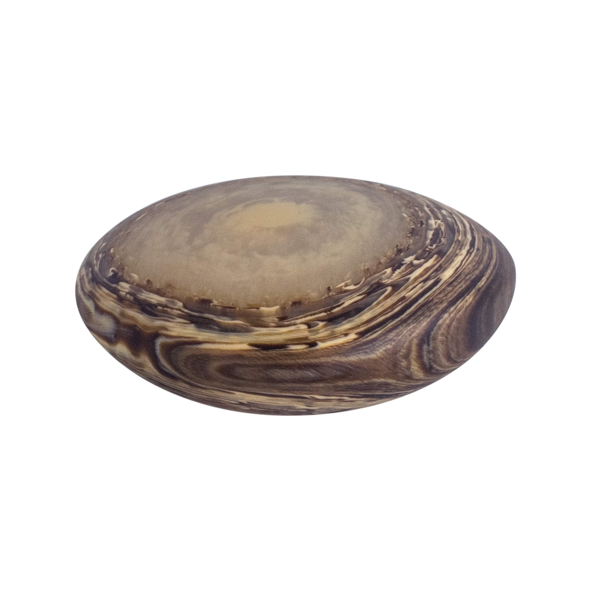 9780-7000-p 2.187 In. Geo Knob With Long Opal Brown