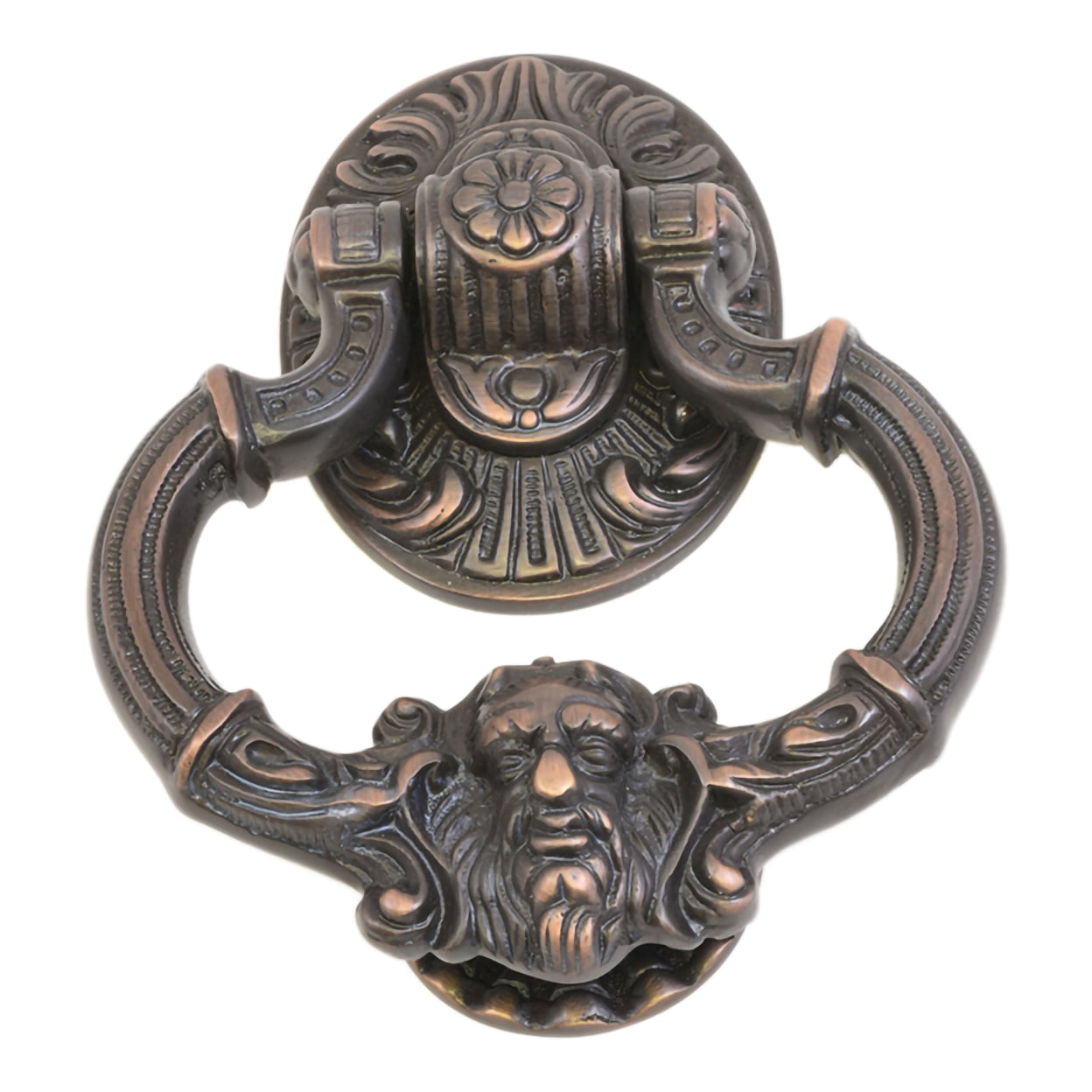 A04-k5060-613vb 7.37 In. Venetian Bronze Neptune Door Knocker