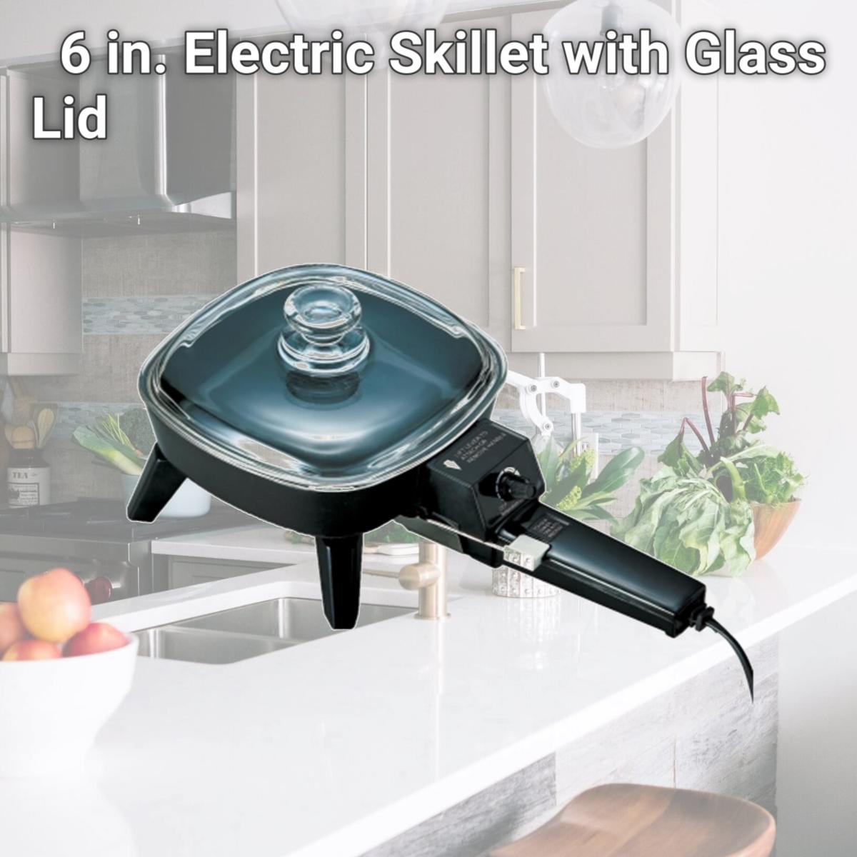 Picture of Brentwood SK-45 6 in. Electric Skillet with Glass Lid