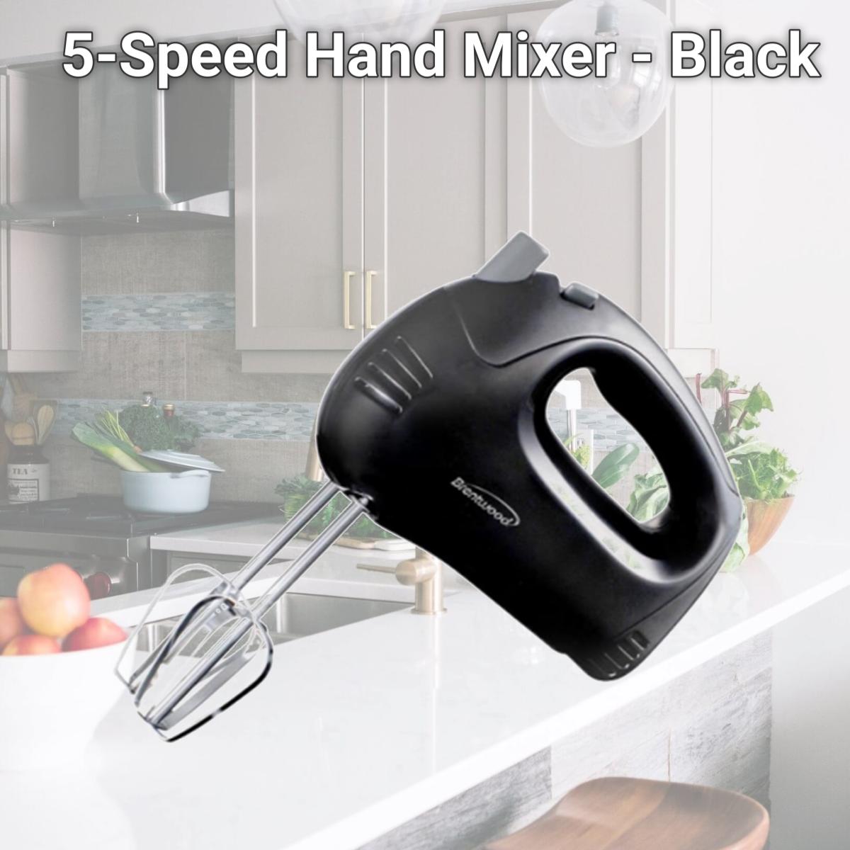 Picture of Brentwood Appliances HM-44 5-Speed Hand Mixer - Black