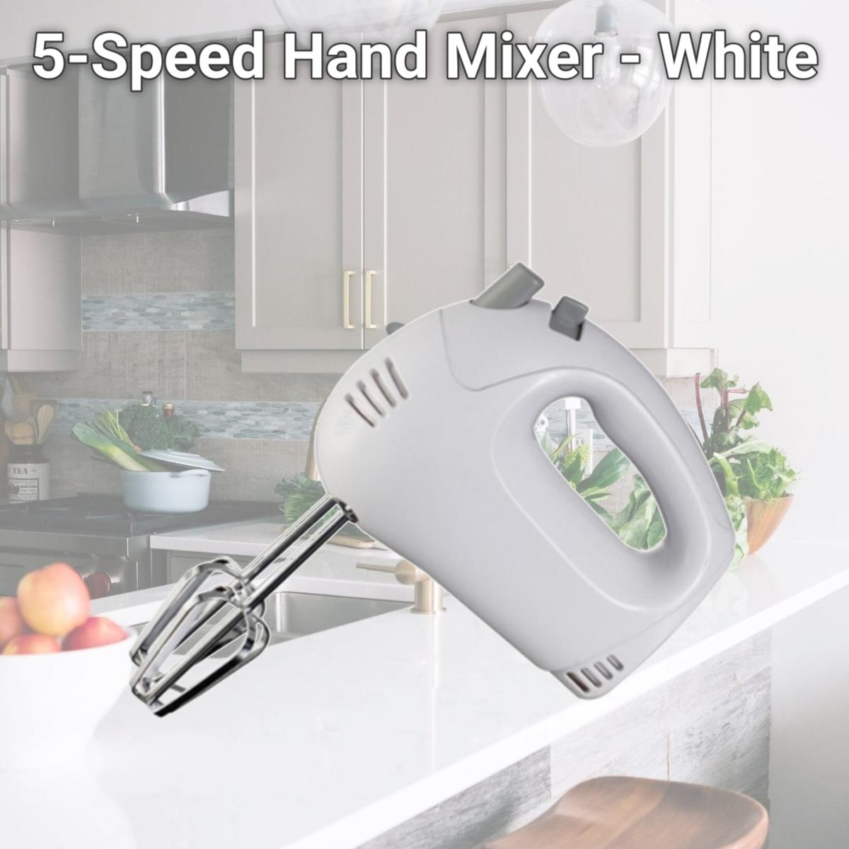 Picture of Brentwood Appliances HM-45 5-Speed Hand Mixer - White