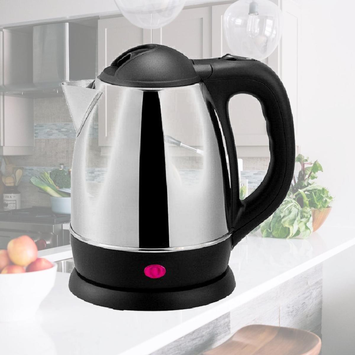 Picture of Brentwood Appliances KT-1770 1.2 L Electric Cordless Tea Kettle 1000W - Brushed Stainless Steel