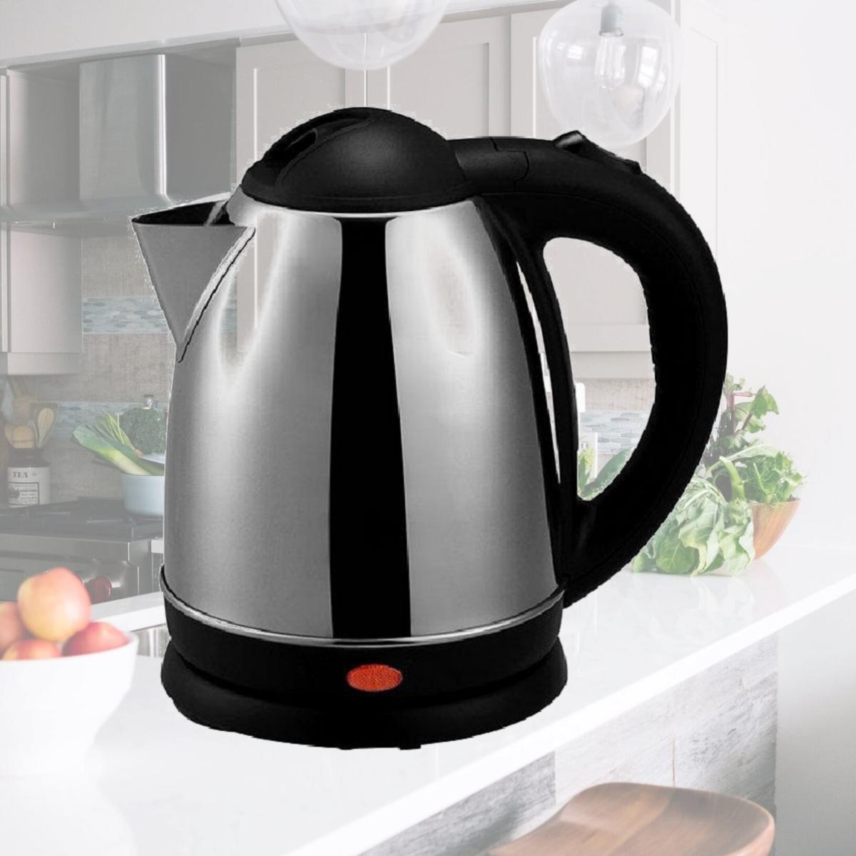 Picture of Brentwood Appliances KT-1780 1.5 L Electric Cordless Tea Kettle 1000W - Brushed Stainless Steel