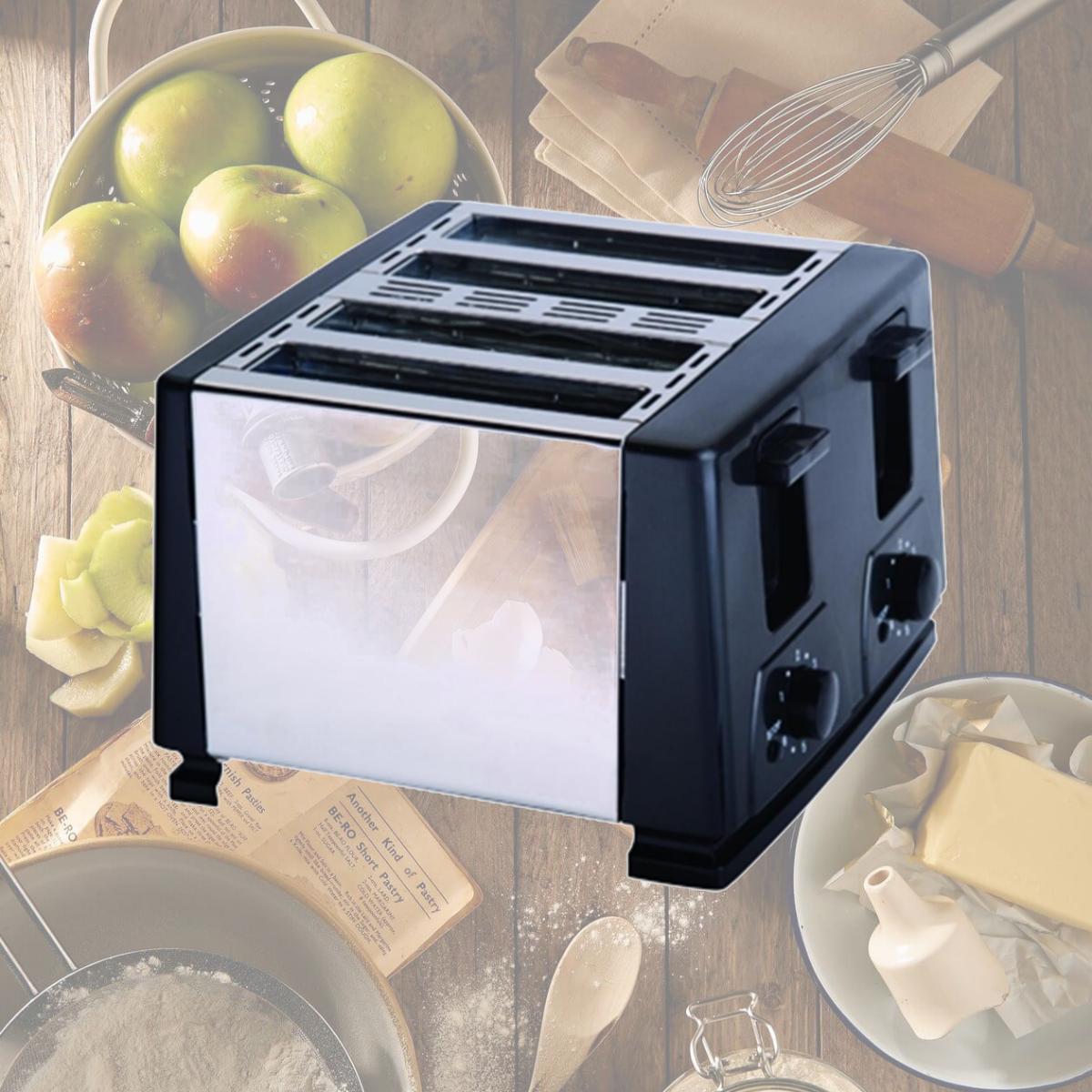 Picture of Brentwood Appliances TS-284 4 Slice Toaster - Black