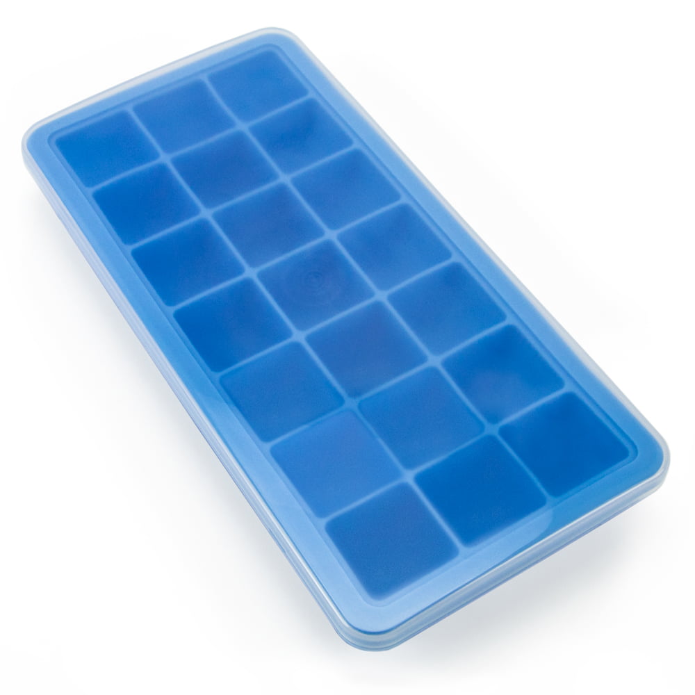 Kcub-001 21 Slot Ice Cube Tray With Lid