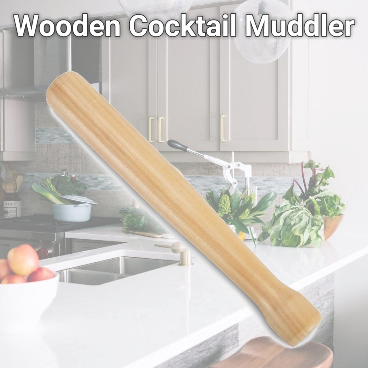 Picture of Brybelly BMIX-001 Wooden Cocktail Muddler