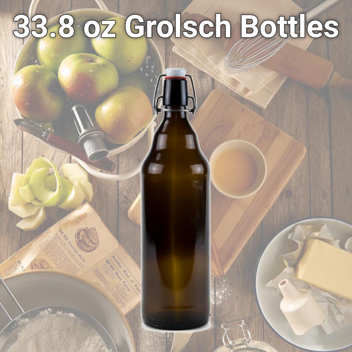 Picture of Brybelly KBOT-003 33.8 oz Grolsch Bottles