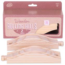 Tcon-17 Rolling Hills Wooden Track, Pack Of 2
