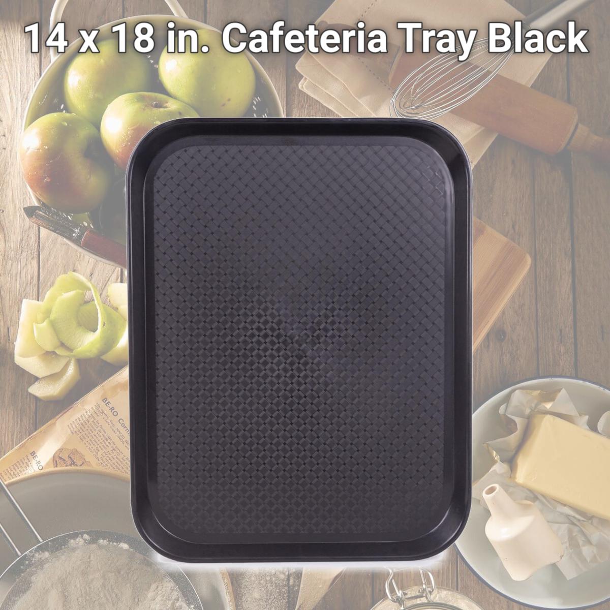 Picture of Brybelly KCAF-301 14 x 18 in. Cafeteria Tray, Black