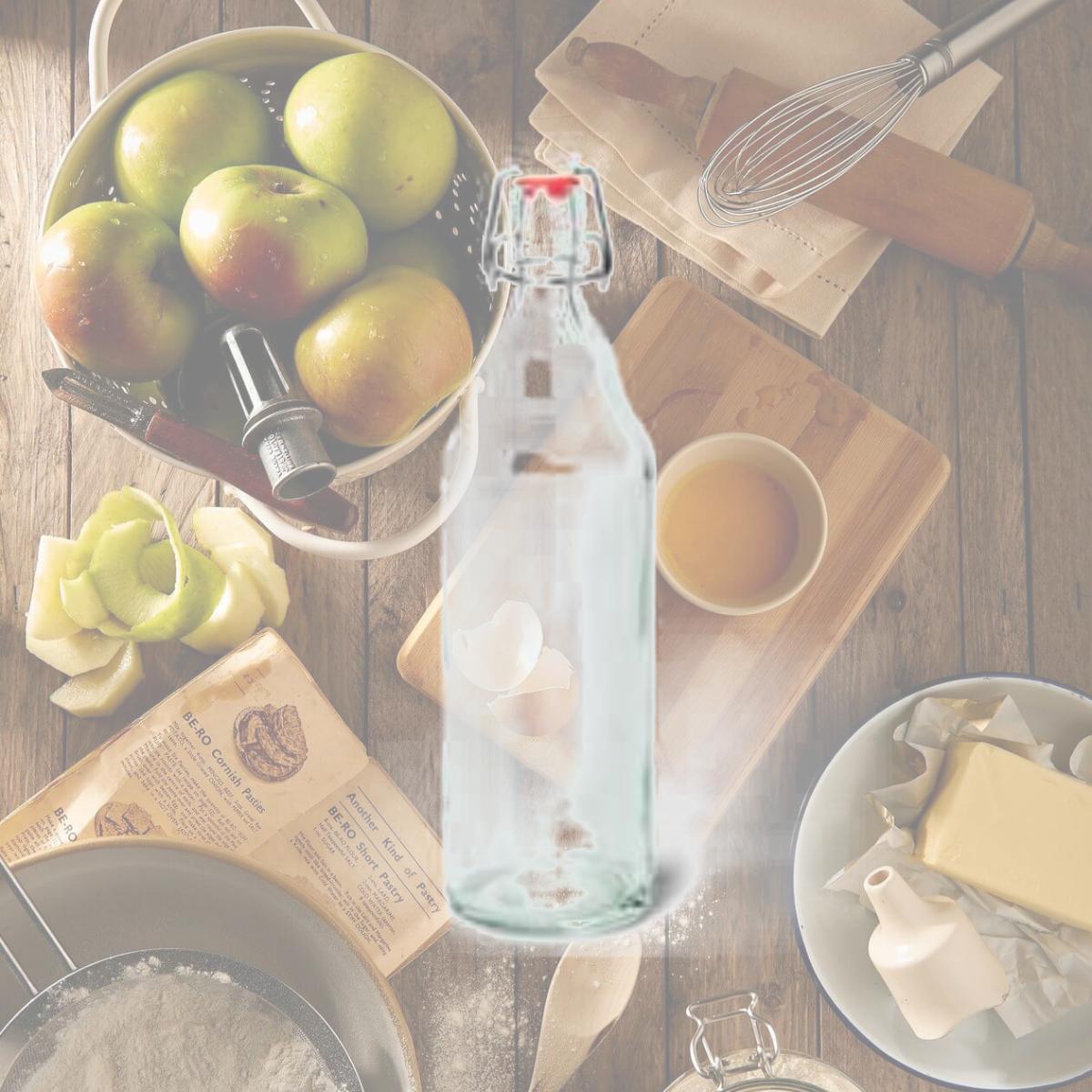 Picture of Brybelly KBOT-004 11 oz Clear Glass Bottles