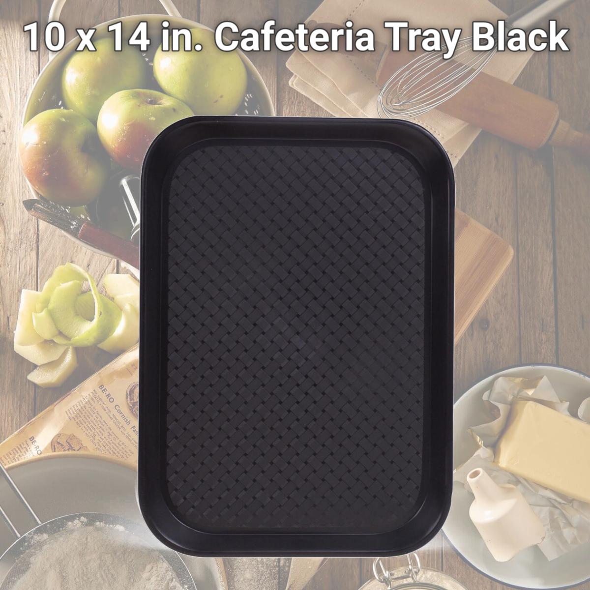 Picture of Brybelly KCAF-101 10 x 14 in. Cafeteria Tray, Black