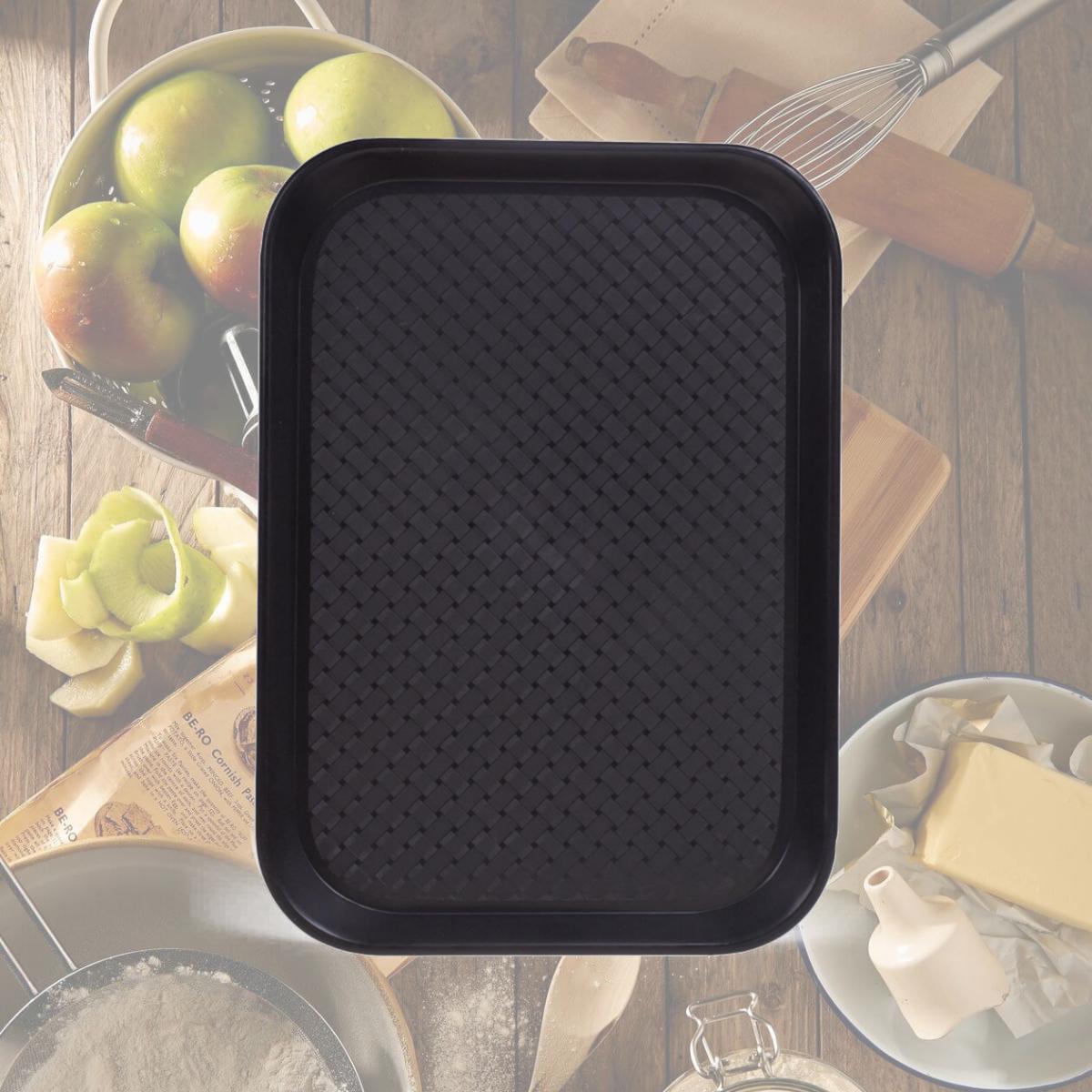 Picture of Brybelly KCAF-101 10 x 14 in. Cafeteria Tray, Black