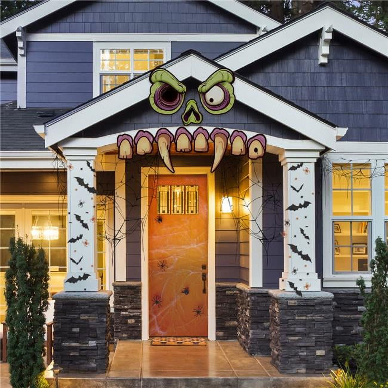 Mpar-711 Mad Monster Face Outdoor House Decor