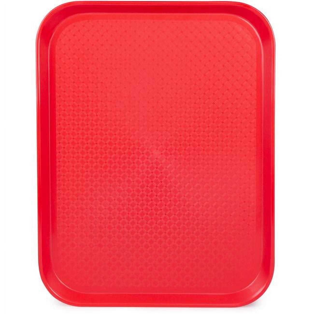 Kcaf-303 14 X 18 In. Fast Food Cafeteria Tray, Red