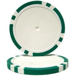 Green Blank Poker Chips 14 G
