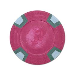 Red Blank Claysmith Double Trapezoid Poker Chip - 10g