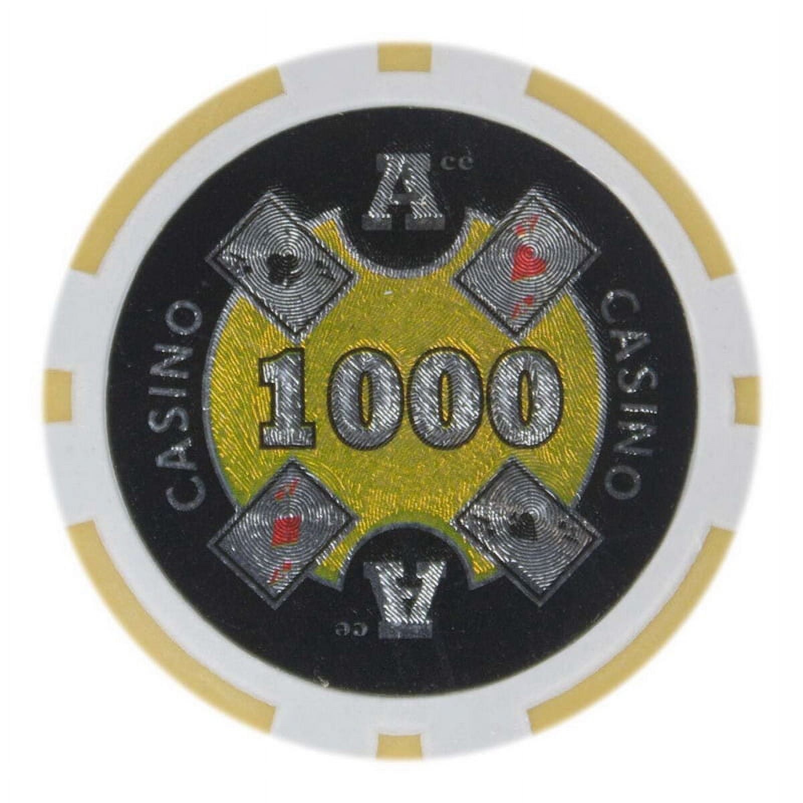 Cpac-1000-25 14 G Ace Casino - Dollar 1000, Roll Of 25