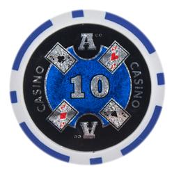 Cpac-10-25 14 G Ace Casino - Dollar 10, Roll Of 25