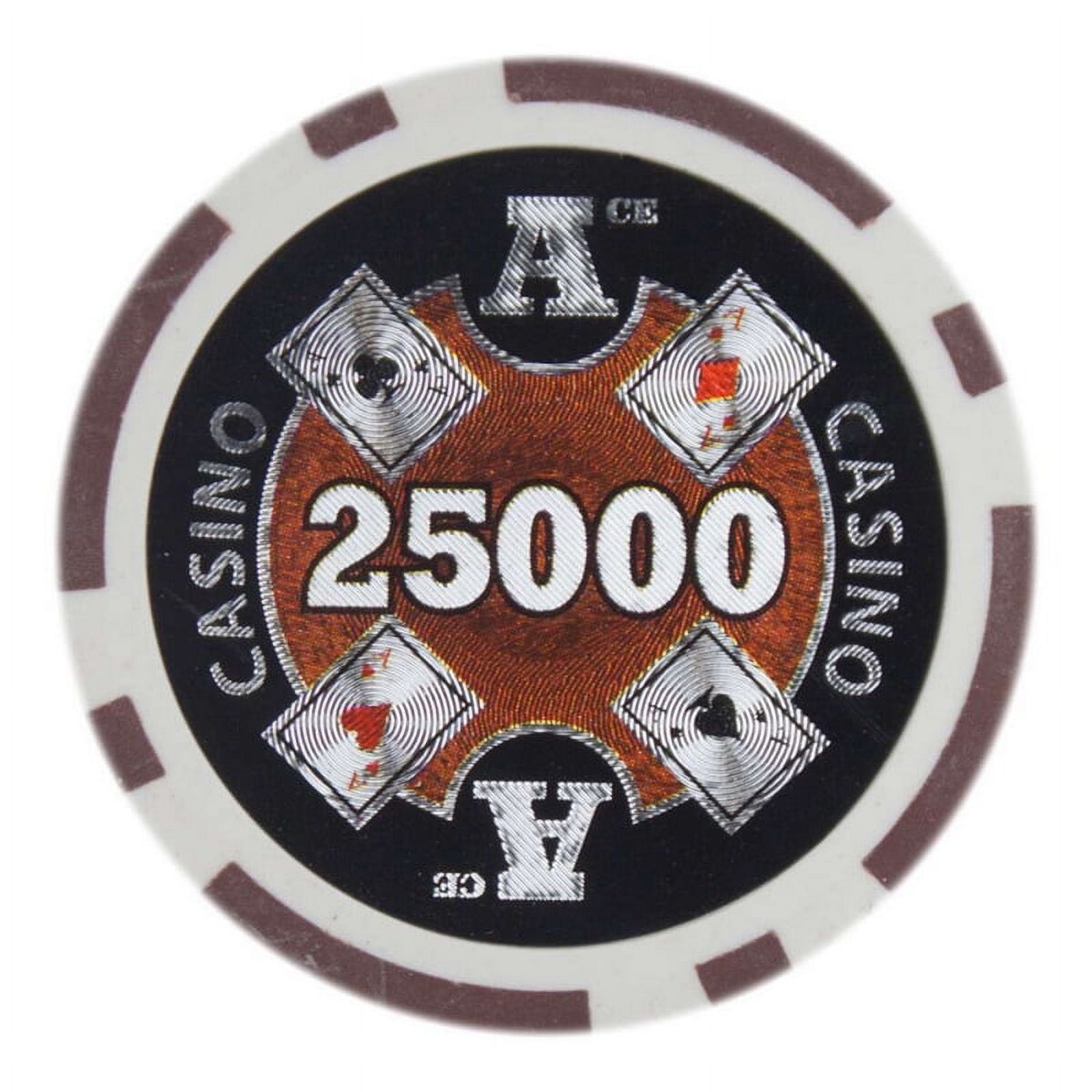 Cpac-25000-25 14 G Ace Casino - Dollar 25000, Roll Of 25