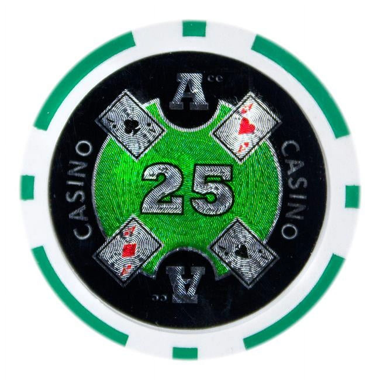 Cpac-25-25 14 G Ace Casino - Dollar 25, Roll Of 25