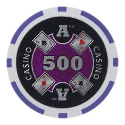 Cpac-500-25 14 G Ace Casino - Dollar 500, Roll Of 25