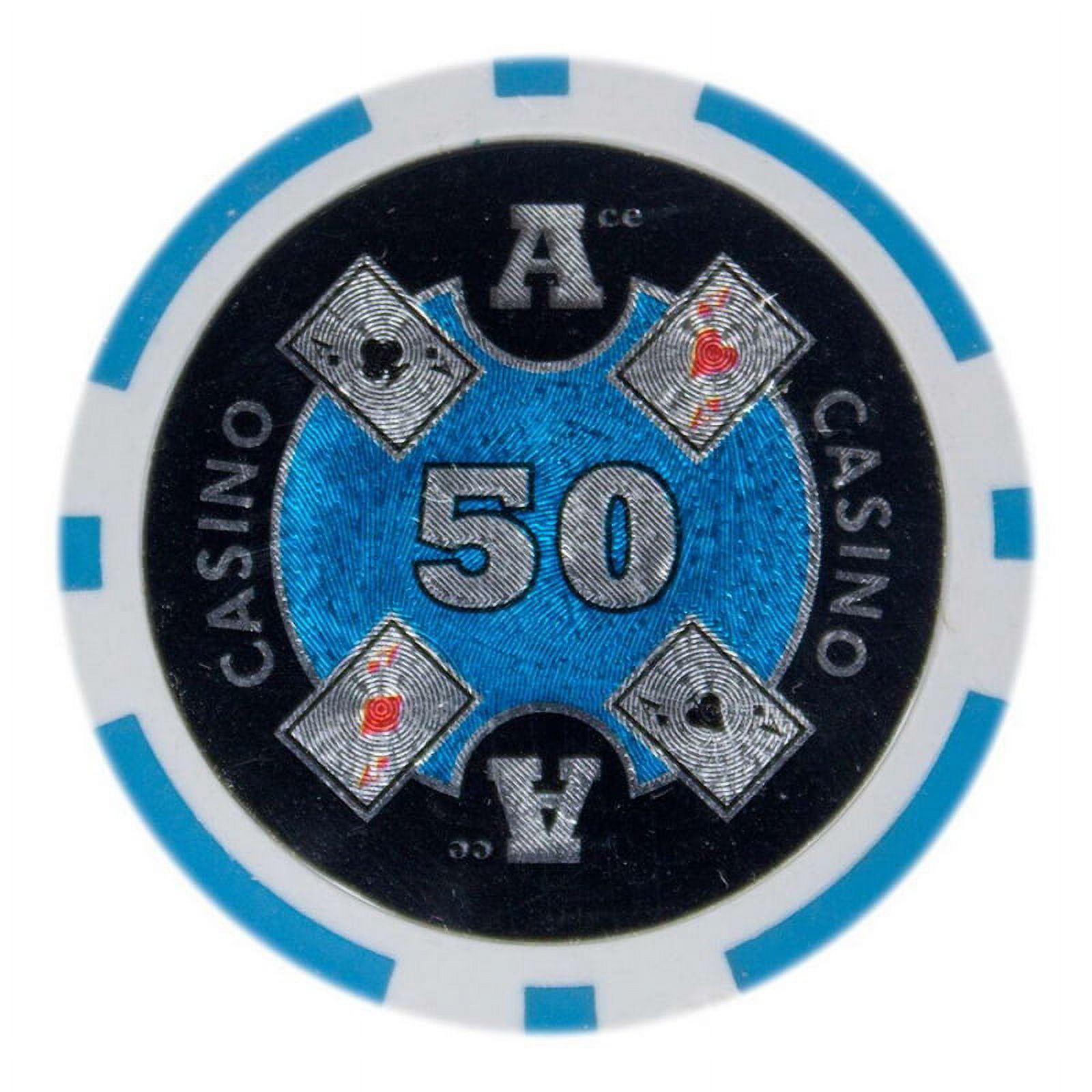Cpac-50-25 14 G Ace Casino - Dollar 50, Roll Of 25
