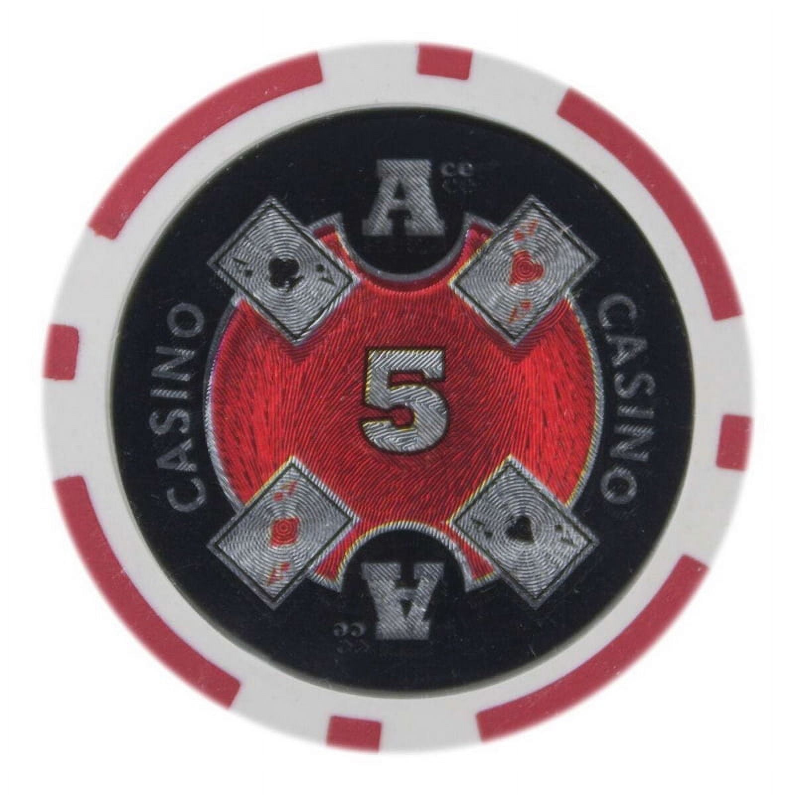 Cpac-5-25 14 G Ace Casino - Dollar 5, Roll Of 25