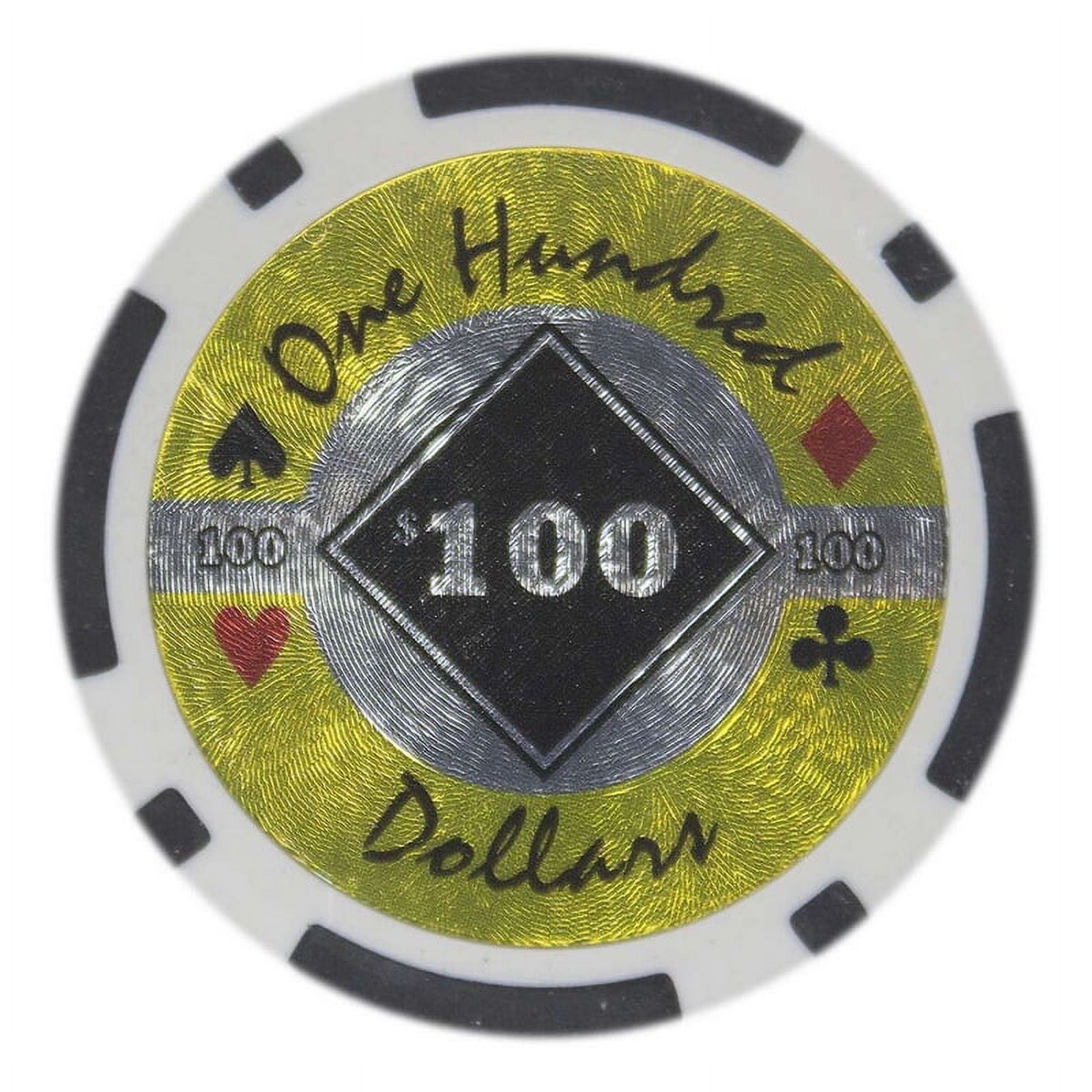 Cpbd-100-25 14 G Black Diamond Casino - Dollar 100, Roll Of 25