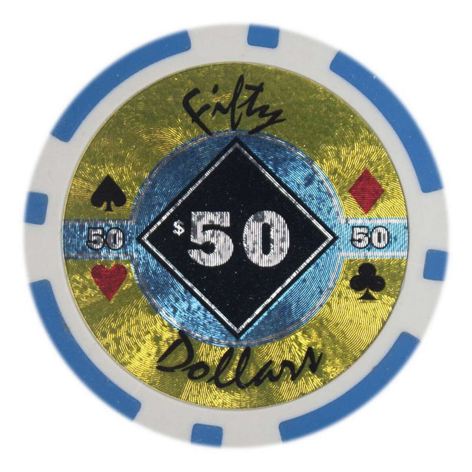 Cpbd-50-25 14 G Black Diamond Casino - Dollar 50, Roll Of 25