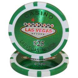 Cplv-25-25 14 G Las Vegas - Dollar 25, Roll Of 25