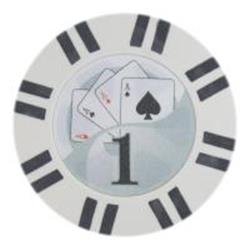 Cptst-1-25 8 G 2 Stripe Twist Poker Chips- 1, Pack Of 25