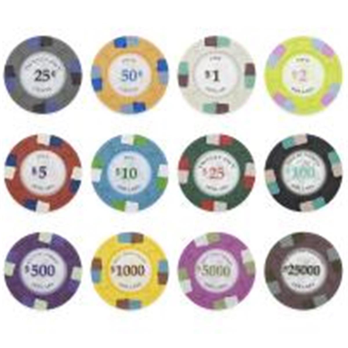Cppk-sample 13.5 G Poker Knights, Poker Chips Sample Pack - Pack Of 15