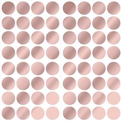Wallpops Twpd2137 Rose Gold Confetti Dot Decals - Set Of 128