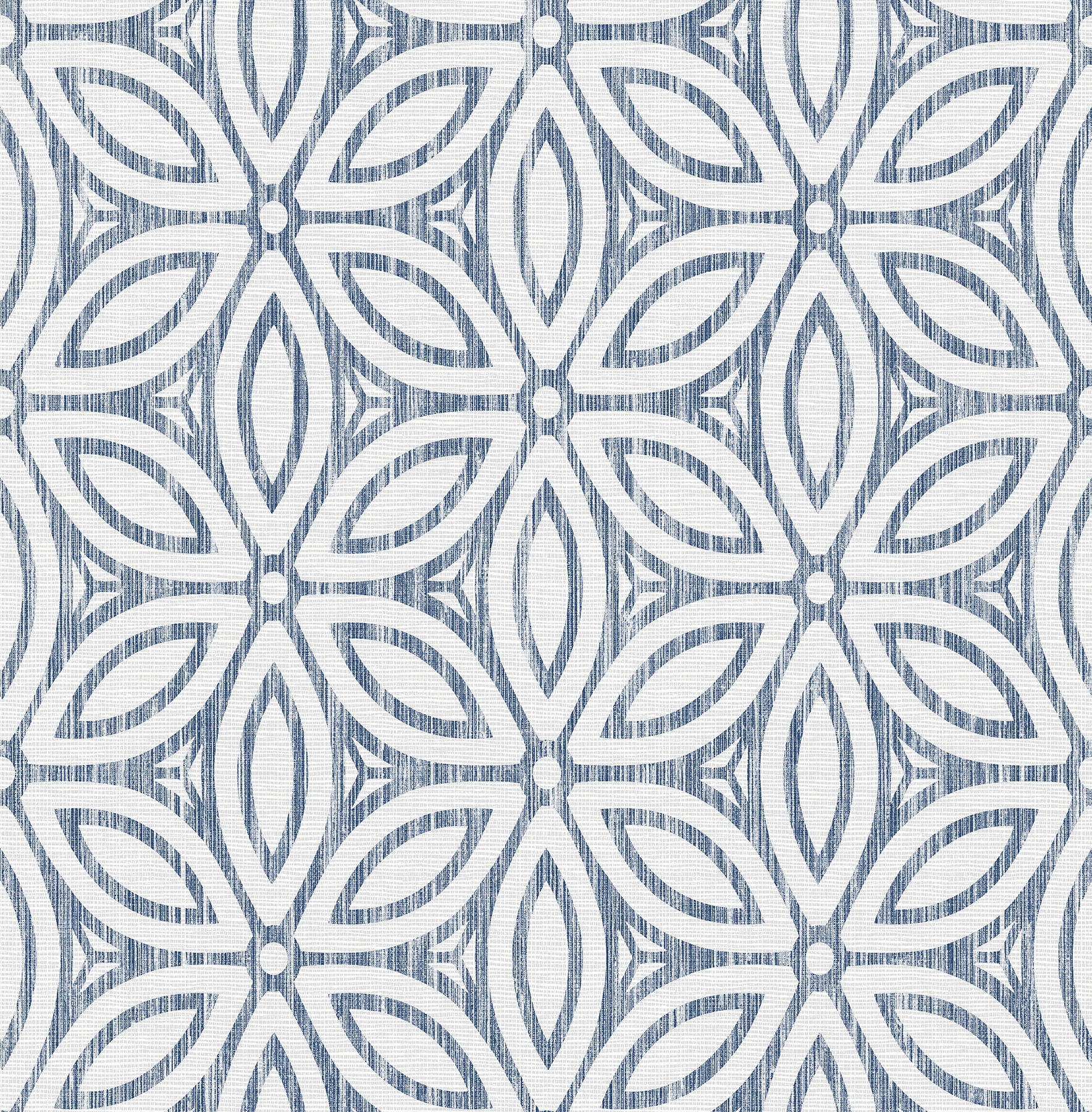 NUS3958 Hepatica Petal Peel & Stick String Wallpaper, Blue