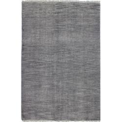A154-gy-2.6x8-ar105 Artifact Collection Solid Transitional 100 Percent Wool Hand Knotted Area Rug, Grey - 2 Ft. 6 In. X 8 Ft.