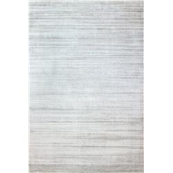 T142-mrb-2.6x10-bnt1 Terrain Collection Striped Contemporary Wool & Viscose Hand Loomed Area Rug, Marble - 2 Ft. 6 In. X 10 Ft.