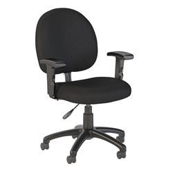 Ch1206blf-03 Accord Task Chair With Arms - Black Fabric