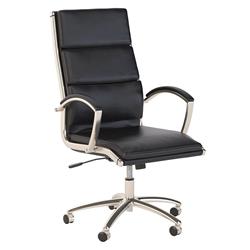 Ch1701bll-03 Modelo High Back Leather Executive Office Chair - Black Leather