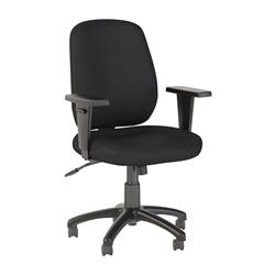 Ch2002blf-03 Prosper Mid Back Task Chair - Black Fabric