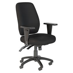 Ch2003blf-03 Prosper High Back Multifunction Office Chair - Black Fabric