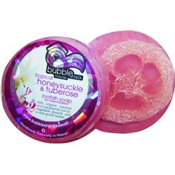 853686006664 Honeysuckle & Tubrose Loofah Soap