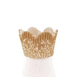 1595 Petal Baking Cups - Minimum - 30 Count - Gold, Pack Of 24