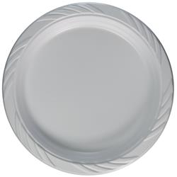 9 In. 100 Count Kitchen Selection White Plates - Pack Of 4