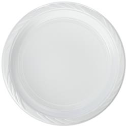 254 10 In. 100 Count Kitchen Selection White Plates - Pack Of 4