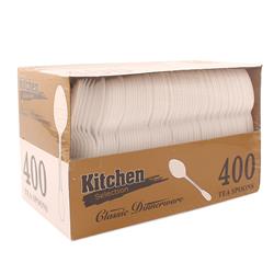 639 400 Count White Knives - Pack Of 10
