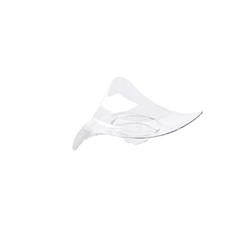 950 12 Count Mini-ware Triangle Wave Clear Dish - Pack Of 24